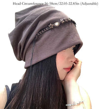 Load image into Gallery viewer, High Quality Y2K Baggy Cap Star Fringed Boho Ethnic Style Beanies Cap Casual Polyester Pullover Hat Outdoor