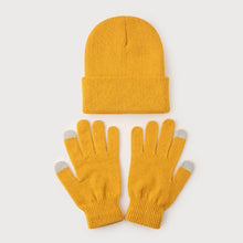 Load image into Gallery viewer, High Quality Cute 2025 Winter Hats with Gloves Girls Autumn Woman New Beanies Ladies Casual Cap
