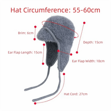 Load image into Gallery viewer, Balaclava Earflaps Ear Protection Hats Warm Cozy Beanies Caps Fleece Knitted Caps Outdoor