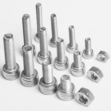 Load image into Gallery viewer, M2 M2.5 M3 M4 M5 M6 Hex Socket Head Cap Set Allen Screw Kit 126 - 1080 DIN912 304 Stainless Steel Screw Nut Bolt Assortment Set