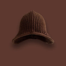 Load image into Gallery viewer, Cute Versatile Winter Knitted Hat Ear Protection Warm Earflap Hat Solid Color Coldproof Flying Cap for Women