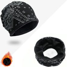 Load image into Gallery viewer, Fashion Soft Scarf Warm Hat Keep Warm Thickened Winter Knitted Hat Fleece Lined Windproof Cover Head Cap for Women