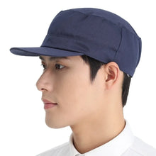 Load image into Gallery viewer, Unisex Washable Work Hat Dust-proof Smoke-proof Chef Hat Durable Cloth Material Hygienic Cap Work Wear