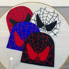 Load image into Gallery viewer, New Cartoon Spider Embroidered Beanies Hat Men Winter Autunm Warm Knitted Bonnet Cap Soft Wool Beanies Caps Boys Gifts 