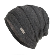 Load image into Gallery viewer, New Fashion Women Winter Warm Thick Beanies For Men Outdoor Sport Hats Casual Striped Bonnet Male Knit Hats Gorras