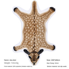 Load image into Gallery viewer, Animal Rabbit Fur Carpet Soft Children's Room Carpet