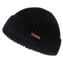 Load image into Gallery viewer, Fashion Solid Color Men Knitted Hat Street Style Hip Hop Brimless Skullcap Winter Warm Winter Knitted Bonnet Autumn Winter
