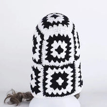 Load image into Gallery viewer, Handmade crochet balaclava hat autumn and winter retro pullover ear protection hat suitable for men and women, cold proof