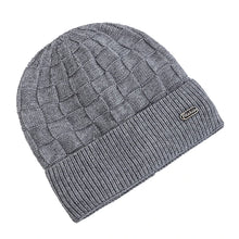 Load image into Gallery viewer, New Unisex Winter Hat Plush Fur Lined Warm Small Square Style Soft Beanie Hats For Men Women Thicken Ski Sports Knitted Hat