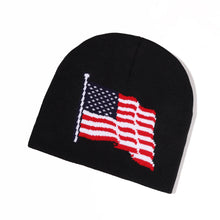 Load image into Gallery viewer, Oohmy Winter Beanie Cuffed Knit Warm Hat for Men Women Youth Boys Girls American Flag Outdoor Ski Sports Hiking Caps