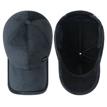 Load image into Gallery viewer, New Middle-Aged and Elderly Winter Windproof, Cold-Proof and Warm Baseball Cap With Ear Protection and Thickened Peaked Cap