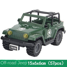Load image into Gallery viewer, DIY Assembly Model Car off-Road Jeep Assembly Toy 773 Hummer Car Boy Military Vehicle Military Building Blocks