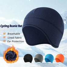 Load image into Gallery viewer, Fashion Winter Warm Fleece Running Cap Quick-drying Thermal Skiing Beanie Hat Windproof Elastic Earflap Hat
