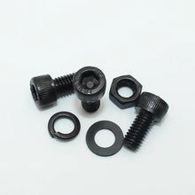 Load image into Gallery viewer, Black 2500P Hex Socket Head Screws Set M2 M2.5 M3 M4 M5 M6 DIN912 12.9 Allen Screw Nut Steel Button Head Socket Cap Bolt Nuts