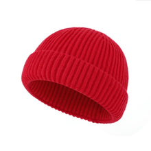 Load image into Gallery viewer, Winter Knittted Cap Solid Color Hip Hop Cap Unisex Skullies & Beanies