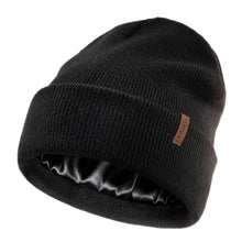Load image into Gallery viewer, FURTALK Women's and Men's Knitted Beanie Hat with Smooth Soft Silk Satin Lining, Acrylic Winter Hat, Warm and Stylish Skull Cap