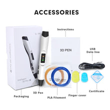 Load image into Gallery viewer, SUNLU SL-300 3D Pen DIY 3D Printing Pen For Hand Made Gift Support PLA Filament ABS Filament 1.75mm For Special Craft And Gifts