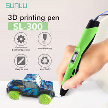 Load image into Gallery viewer, SUNLU SL-300 3D Pen DIY 3D Printing Pen For Hand Made Gift Support PLA Filament ABS Filament 1.75mm For Special Craft And Gifts