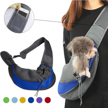 Load image into Gallery viewer, SUPREPET Puppy Cat Dog Carrier Small Dog Mesh Carrier Travel Outside Breathable Dog Carrier Bag Single Shoulder Bag Backpack Bag