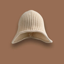 Load image into Gallery viewer, Cute Versatile Winter Knitted Hat Ear Protection Warm Earflap Hat Solid Color Coldproof Flying Cap for Women