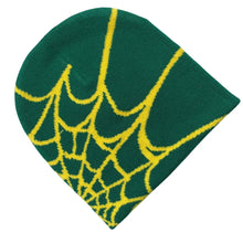 Load image into Gallery viewer, Unisex Spider Web Printed Knit Hat, Warm Outdoor Pullover Hat Personality Beanie Hat