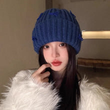 Load image into Gallery viewer, Warm Ear Protection Bow Knitted Hat Cold-proof Korean Style Pullover Hat Cute Bow Thick Bow Winter Hat Autumn