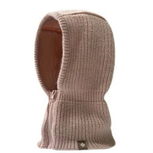 Load image into Gallery viewer, Pullover Snood Thickened Wool Knit Hood Hat Warm with Zipper Neck Warmer Ear Protection One-Piece Design Snow Beanie Cap Unisex