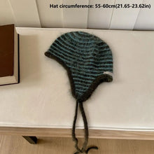 Load image into Gallery viewer, New Windproof Knitted Hat Ear Protection Keep Warm Warm Woolen Hat Versatile Cold-proof Beanie Hat Woman Girl