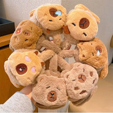 Load image into Gallery viewer, New Capybara Ear Warm Earmuffs Windproof Winter Earflaps Cartoon Soft Ear Cap