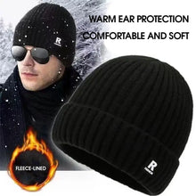 Load image into Gallery viewer, Winter Thick Beanie Hat With Fleece Lined For Men Women Winter Solid Knitted Wool Skull Cap For Outdoor Activities & Daily Use