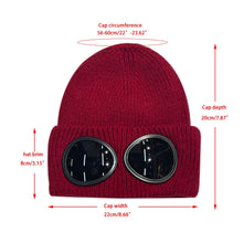 Load image into Gallery viewer, New Winter Warm Beanie Hats Women Men Winter Windproof Glasses Knitted Ski Mask Cap Outdoor Ear Protection Sports Cold Hat