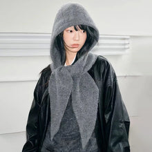 Load image into Gallery viewer, Knitted Winter Balaclava Thickened Hooded Hat Ear Protection Cap One-Piece Winter Accessories Neck Collar Outdoor Sports