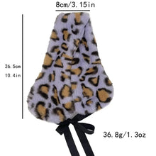 Load image into Gallery viewer, New Leopard Headbands Winter Solid Color Ear Warmer Adjustable Coldproof Beanies Cap Women Headwear