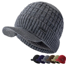 Load image into Gallery viewer, New Style Unisex Winter Hat Plush Fleece Lined Warm Winter Cap Stylish Soft Beanie Hat For Men Women Outdoor Knitted Hat