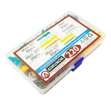 Load image into Gallery viewer, 220pcs Drywall Anchors and Screws Assortment kit with Organizer Box Fasteners Tools #8x1-3/5'' #8x1-3/5'' #5x1''cessories