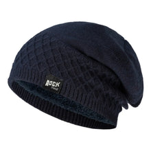 Load image into Gallery viewer, Simple Solid Color Pullover Cap Fleece Lined Unisex Skull Cap Keep Warm Knitted Hats Winter