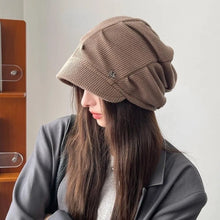 Load image into Gallery viewer, New Windproof Letter Hats Casual Warm Pullover Hat Cold Proof Warm Hat Women