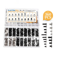 Load image into Gallery viewer, 300/360Pcs M2 M2.5 M3 KM Screw Flat Head Phillips Screws Laptop Notebook Screws Set Kit For Computer Notebook Small Screw Kit