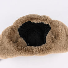 Load image into Gallery viewer, Russia Winter Faux fur Hat Unisex Windproof Warm Bomber Hats Outdoor Earflap Ski Cycling Hat