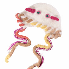 Load image into Gallery viewer, Fashion Cartoon Animal Horn Knitted Hat Thickened Windproof Pullover Hats Ear Protection Beanies Hat For Woman Girls
