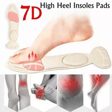 Load image into Gallery viewer, Insole 1/2Pair Memory Foam Pad Inserts Heel Post Back Breathable Anti-slip for High Heel Insert Protector s s shoe pads