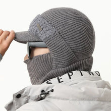 Load image into Gallery viewer, Men Balaclava Hat Full Cover Style Winter Hat Outdoor Windproof Knitted Hat Winter Keep Warm Beanie Cap