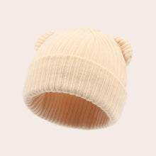 Load image into Gallery viewer, Baby Hat Children's Newborn Knitted Hat cute bear earSolid Color Children's Beanies Boys and Girls Hat Winter Preschool Home Hat