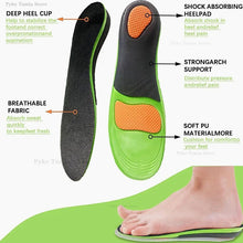 Load image into Gallery viewer, Insole Orthopedic Thickened Arch Support s Pad for Flat Feet Sport Shock Absorption High Elastic Wear Resistant Foot Cushion shoe pads