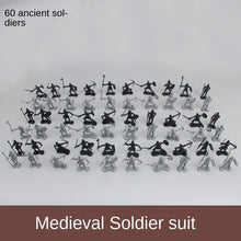 Load image into Gallery viewer, 60PCs Static Ancient Soldier Model Medieval Soldier Villain Military Doll War Toy