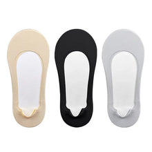 Load image into Gallery viewer, Insole Women Boat Sock Plantar Fasciitis s Socks s for Feet Shock Absorbing Sole Invisible Non slip pads shoe pads