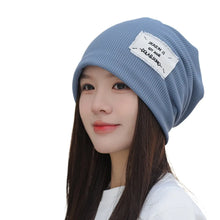 Load image into Gallery viewer, Fashion Soft Warm Hat Fleece Lined Keep Warm Winter Knitted Hat Thickened Ear Protection Beanies Bonnet for Women