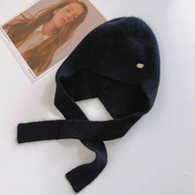 Load image into Gallery viewer, Fashion Woolen Crochet Keep Warm Knitted Hat Solid Color Windproof Beanies Cap Soft Coldproof Pullover Cap For Women Girls