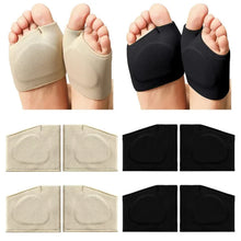 Load image into Gallery viewer, Insole Silicone Gel Half s Women men Metatarsal Pads Heels Half Honeycomb Breathable Relief Moisture Wicking Forefoot Pad shoe pads