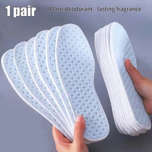 Load image into Gallery viewer, Insole 1Pair Bamboo Charcoal Antibacterial s s Plant Deodorant Running Sports for Feet Thick Shock Absorbing Sole shoe pads